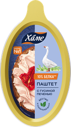 Паштет ХАМЕ с гусиной печенью, 105г, детальное фото