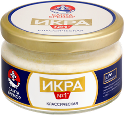 Икра мойвы САНТА БРЕМОР Икра №1, деликатесная классическая, 180г, картинка