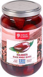 Маслины с косточкой DOLCE ALBERO сорт Каламата, 350г, вид
