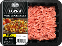 Фарш БЛИЖНИЕ ГОРКИ Деревенский, 400г, крупный план