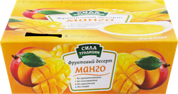 Фруктовый десерт СИЛА ТРАДИЦИИ Манго, 4х100г, фото