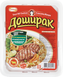 Лапша DOSHIRAK со вкусом говядины, 90г, изображение