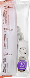 Удлинитель сетевой HOME CLUB S 3x10-Z -20 с заземлением без выключателя 10A, фотография