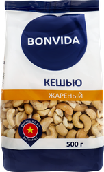 Кешью BONVIDА жареный, 500г, крупный план