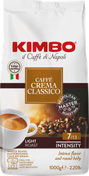 Кофе зерновой KIMBO Dolce Crema натуральный, 1кг, крупный план