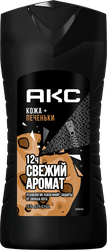 Гель для душа мужской АКС Кожа+Печеньки, 250мл, фото
