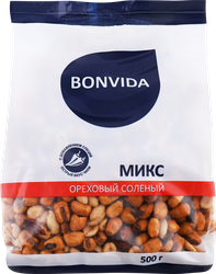 Изображение товара Микс ореховый BONVIDA соленый со вкусом чили, 500г