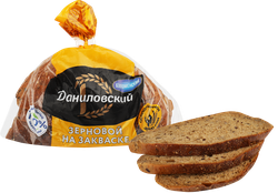 Хлеб КОЛОМЕНСКОЕ ДАНИЛОВСКИЙ Зерновой, в нарезке, 300г, вид