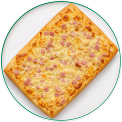 Пицца с ветчиной и сыром, 230г, вид
