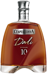 Коньяк СТАРЕЙШИНА DALI старый КС 10 лет 40%, 0.5л, фотография