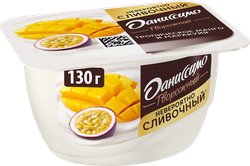 Продукт творожный ДАНИССИМО Тропическое манго и маракуйя 5,6%, без змж, 130г, фото