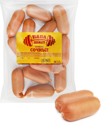 Шпикачки ПАПА МОЖЕТ! Сочные, весовые, картинка