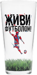 Бокал ДЕКОСТЕК Живи футболом, стекло, 630мл, Арт. 2012-Д, крупный план