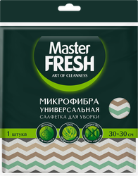 Салфетка для уборки MASTER FRESH универсальная, 30x30см, с принтом, фото