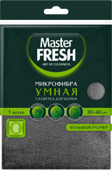 Салфетка для уборки MASTER FRESH умная, 30x40см, детальное фото