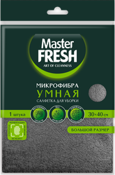 Салфетка для уборки MASTER FRESH умная, 30x40см, детальное фото