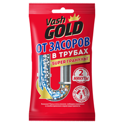 Средство для удаления засоров UNICUM Vash Gold гранулированное, 70г, картинка
