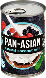 Напиток ультрапастеризованный PAN-ASIAN Кокосовый 5–7%, на растительной  основе, 400мл, крупный план