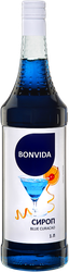 Сироп BONVIDA со вкусом блю кюрасао, 1л, вид