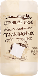 Масло сливочное ДЕРЕВЕНСКАЯ ЖИЗНЬ Традиционное 82,5%, без змж, 200г, картинка