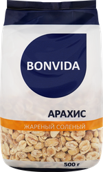 Изображение товара Арахис BONVIDA жареный соленый, 500г