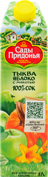 Сок САДЫ ПРИДОНЬЯ Тыква, яблоко с мякотью восстановленный, 1л, картинка