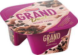 Десерт творожный GRAND DESERT Шоко трио 7,3%, без змж, 138г, крупный план