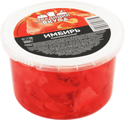 Имбирь маринованный ТРАДИЦИИ ВКУСА розовый, 250г, вид