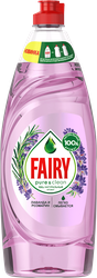 Средство для мытья посуды FAIRY Pure&Clean Лаванда и розмарин, 650мл, фото
