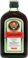 Ликер JAGERMEISTER десертный 35%, 0.2л, крупный план