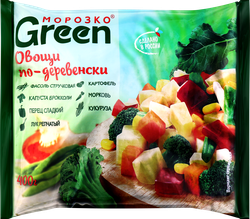 Смесь овощная МОРОЗКО Green Овощи по-деревенски, 400г, изображение