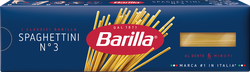 Макароны BARILLA Spaghettini n.3 из твердых сортов пшеницы группа А высший сорт, 450г, детальное фото