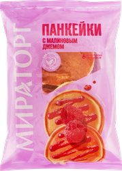 Панкейки с малиновым джемом МИРАТОРГ, 100г, картинка