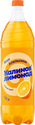 Напиток КАЛИНОВ Лимонад Апельсин газированный, 1.5л, детальное фото