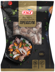 Коктейль из морепродуктов варено-мороженный VICI Премиум, 500г, фотография