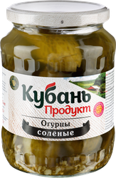 Огурцы соленые КУБАНЬ ПРОДУКТ, 680г, фото