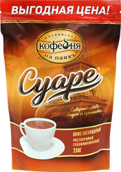 Кофе растворимый МОСКОВСКАЯ КОФЕЙНЯ НА ПАЯХЪ Суаре натуральный сублимированный, 230г, изображение