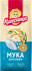Мука рисовая КУДЕСНИЦА, 500г, крупный план