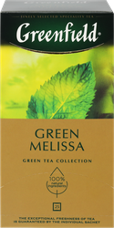 Чай зеленый GREENFIELD Green Melissa, 25пак, фотография