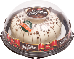 Торт ТИРОЛЬСКИЙ Новый Сметанный с ананасом и грецким орехом, 1,1кг, вид