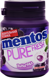 Изображение товара Жевательная резинка MENTOS Pure fresh со вкусом винограда, 54г