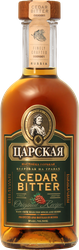 Настойка ЦАРСКАЯ Биттер Кедровая на травах горькая 38%, 0.5л, вид