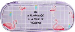 Пенал ЛЕНТА Be a flamingo, 17,5х8,5х2см, детальное фото