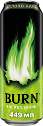 Напиток энергетический BURN Яблоко, киви, 0.449л, фотография