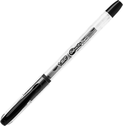 Ручка гелевая BIC Gel-Ocity Stick 0,5 черный, полупрозрачный корпус Арт. CEL1010266, детальное фото