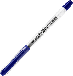 Ручка гелевая BIC ДжелСтик 0,5мм, синий,полупрозрачный корпус, фотография