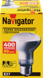 Лампа накаливания NAVIGATOR R63 60Вт Е27, матовая, фотография