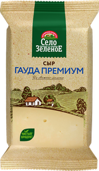 Сыр СЕЛО ЗЕЛЕНОЕ Премиум Гауда 40%, без змж, 200г, вид
