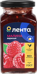 Варенье ЛЕНТА Малина, 370г, вид