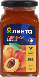 Варенье ЛЕНТА Абрикос, 370г, картинка